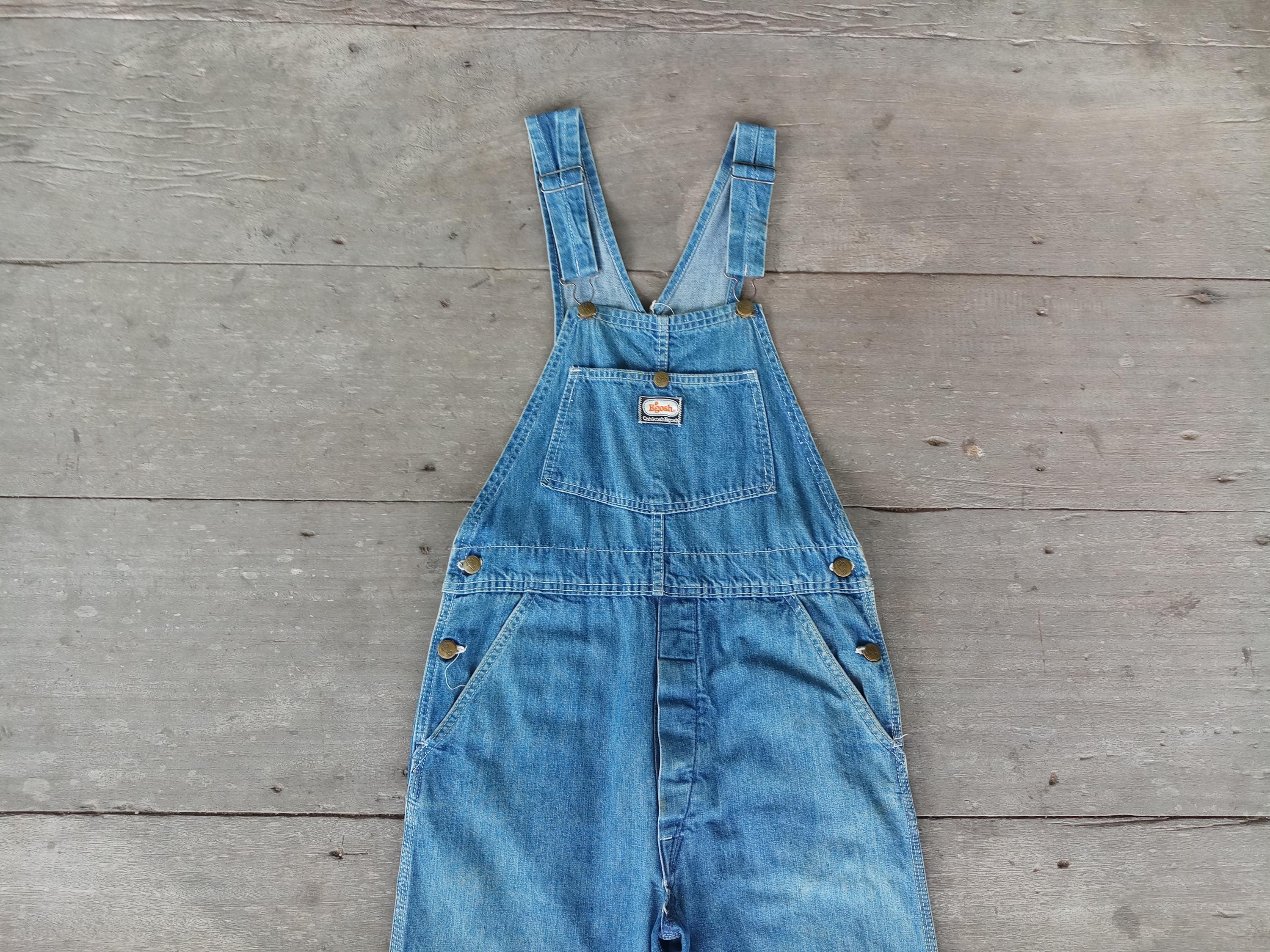 月*正様 70s 「oshkosh」W30 L32 DEADSTOCK USA Vintage 90's Adult Oshkosh Vestbak Mens 30X32 Bib Overalls