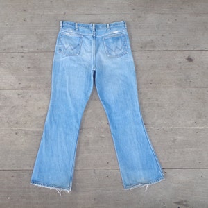 Vintage 60s 70s wrangler boot cut W36  L31,wrangler bell bottom,cool jeans,hipster,retro,wrangler made in USA