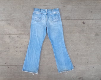 Vintage 70s Wrangler Bootcut Jeans W36 L31 - Made in USA