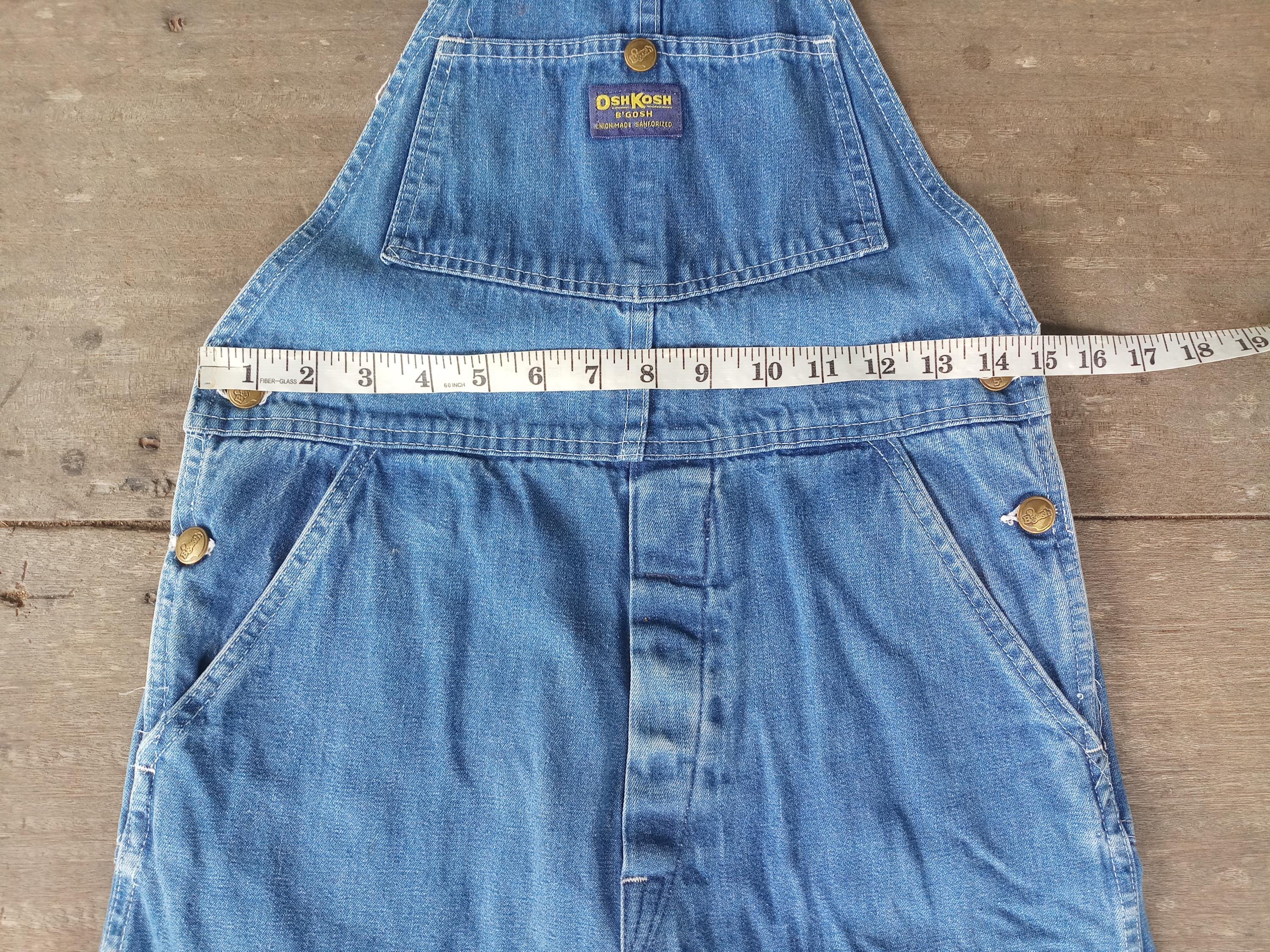 Vintage 60s Oshkosh Denim Overalls: Union Made Sanforized XS - Etsy
