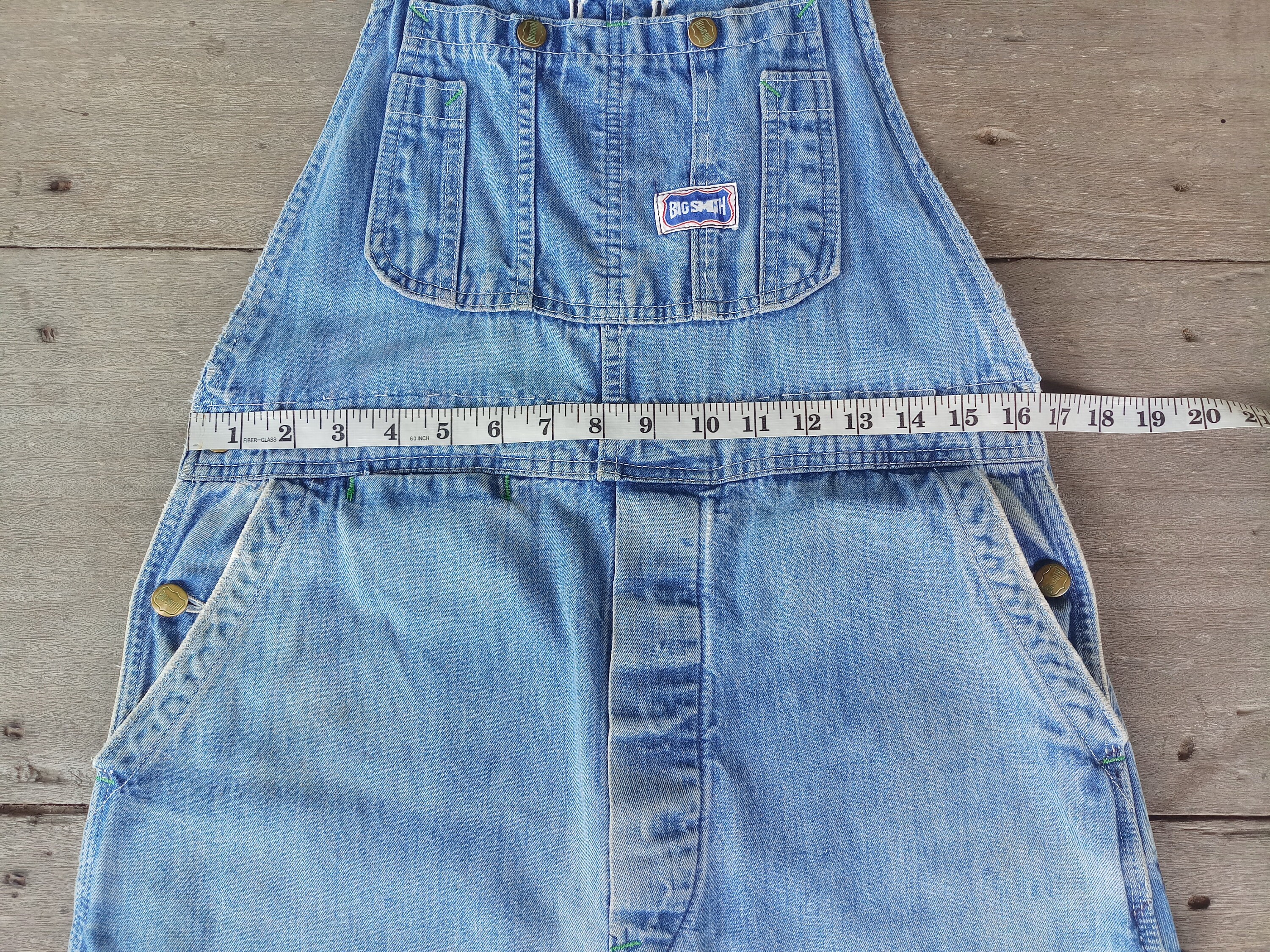 Vintage 60s 70s Big Smith Overalls Size S-M W33 L31 , Donut