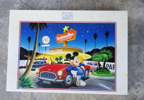 Vintage 1997 Disney Mickey Mouse Car Jigsaw Puzzle 1000pcs - Etsy