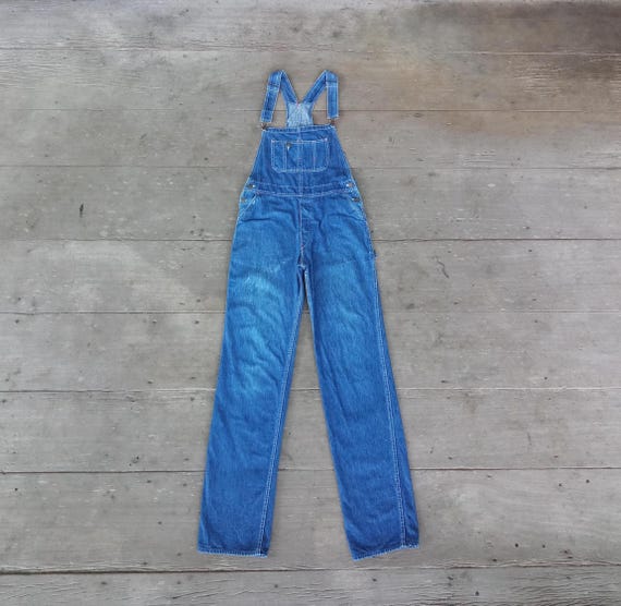 Vintage 70s UFO Denim Overalls XS-S: Retro Made in USA - Etsy