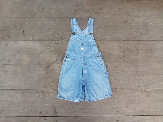 Vintage 70s Pointer Brand Denim Overalls Shorts: Size XS-S W30 - Etsy