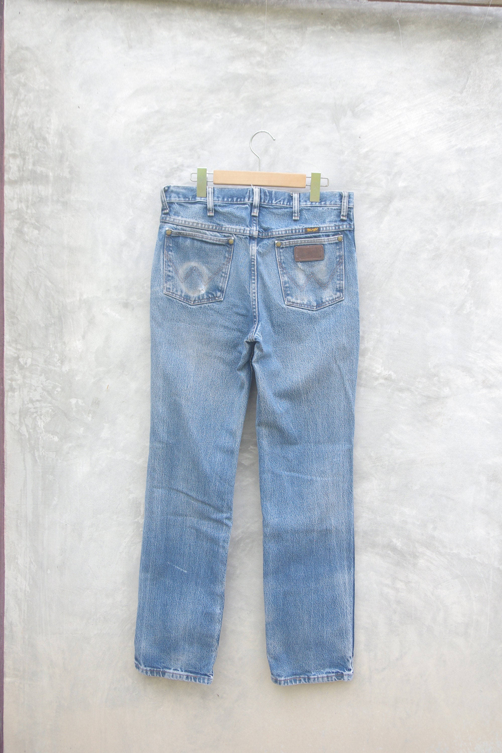 Faded Jeans Vintage Wrangler Blue Jeans W31 W32cool Jeans - Etsy