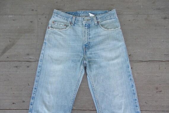 Faded jeans vintage levis 505 W28,W29,levis light