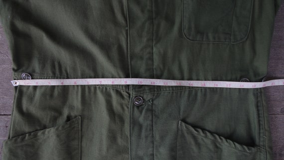 Vintage  Overalls Green Army Coveralls size  M ,W… - image 7