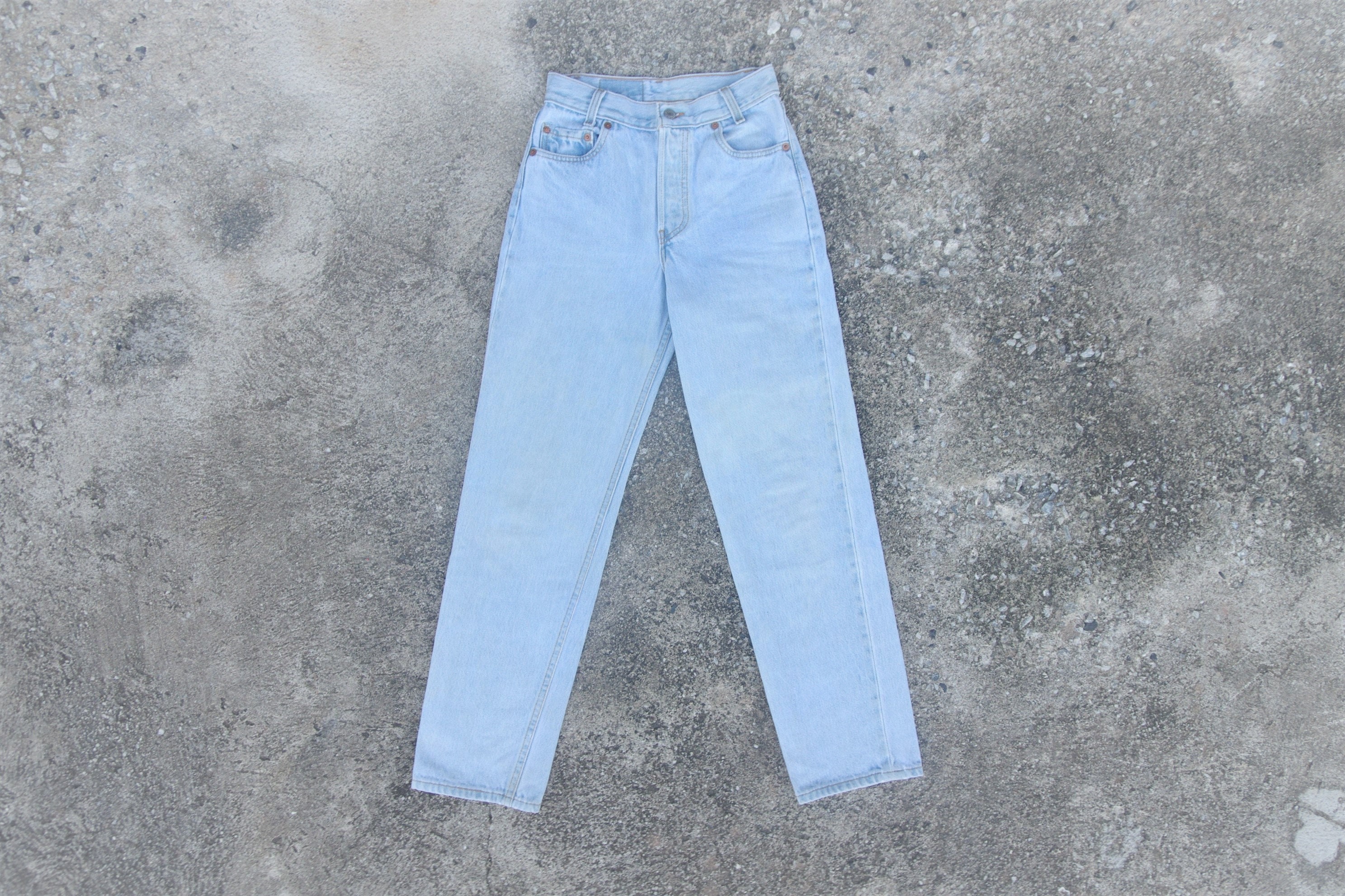 Vintage Levi's Grandpa High Rise Light Wash Straight Leg