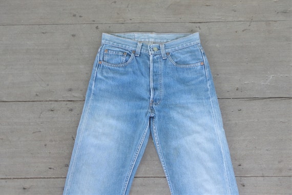 Faded jeans levis 501 Blue Jeans W27,27.5 Vintage