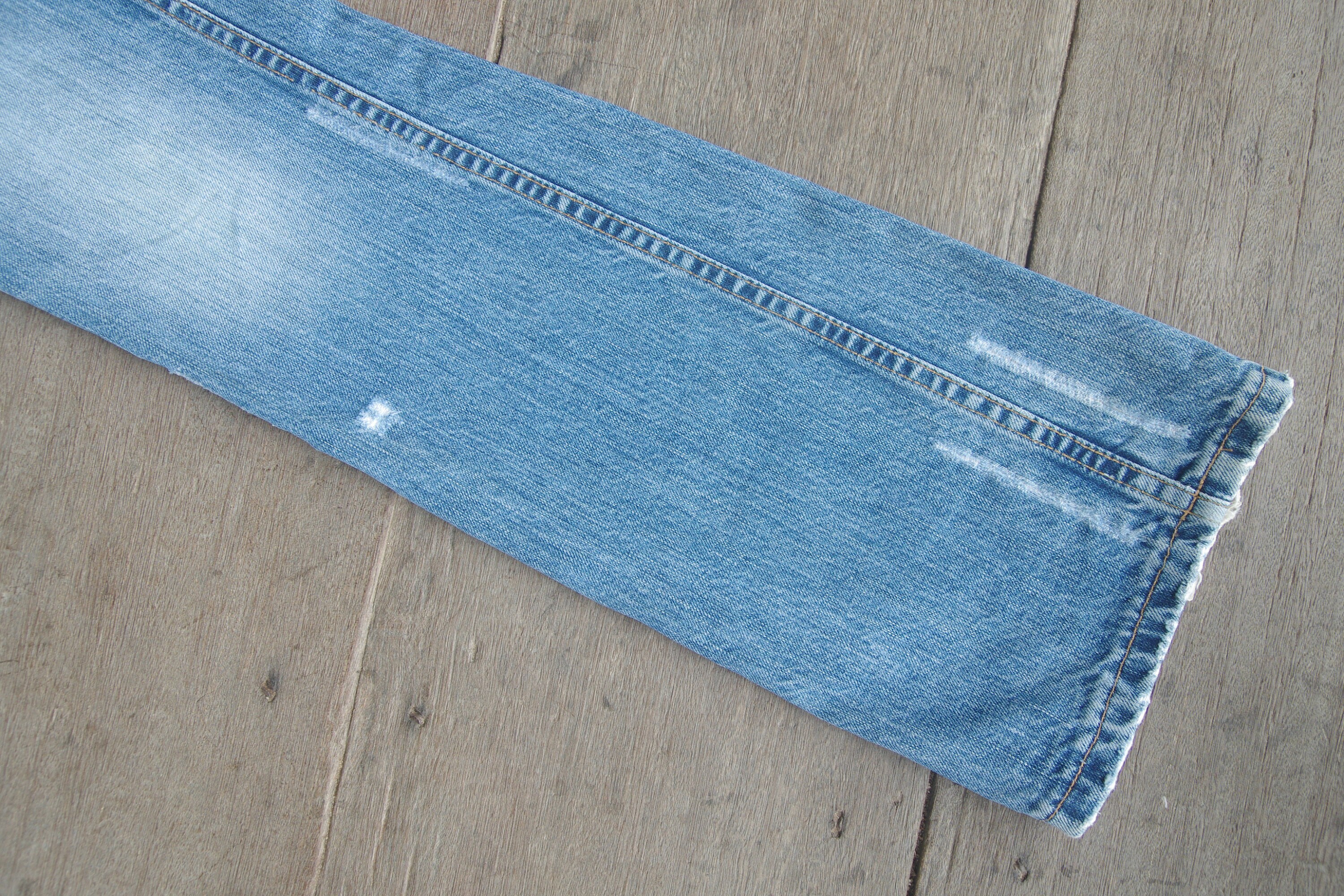 Faded jeans vintage Armani Jeans W23 W24 Low Waist W 27boot | Etsy