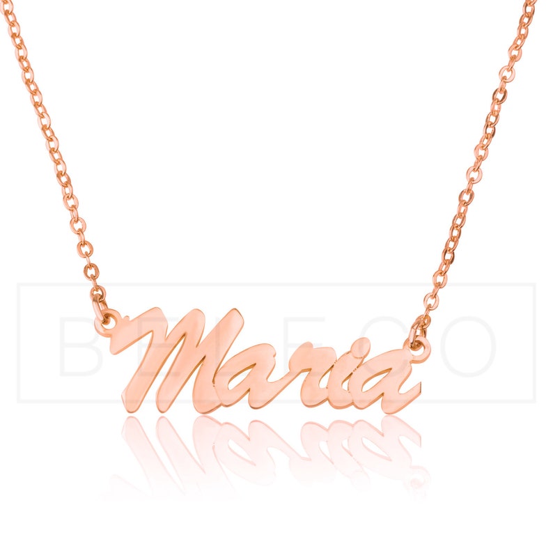 Customize Name Necklace 15 Fonts Style To Choose Customize Etsy