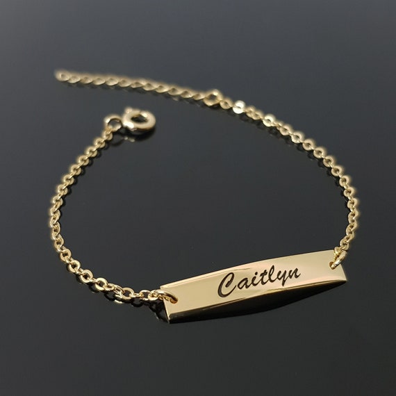 etsy baby name bracelet