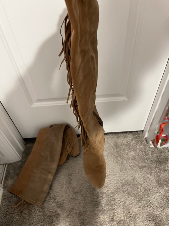 Rebecca minkoff boots fringe