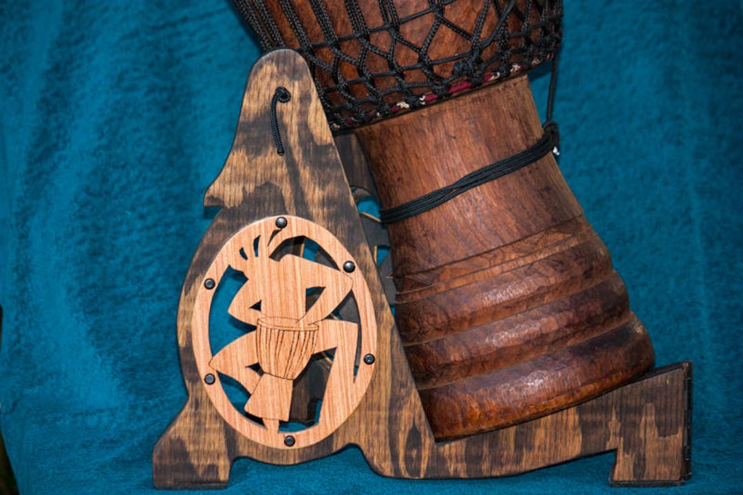 Drummer Man Stand Sitting Model African Hand Drum Djembe Floor Etsy