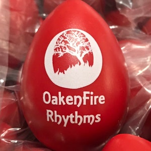 Three Pack Egg Shakers with OakenFire logo