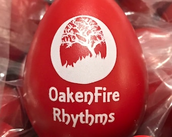 Three Pack Egg Shakers with OakenFire logo