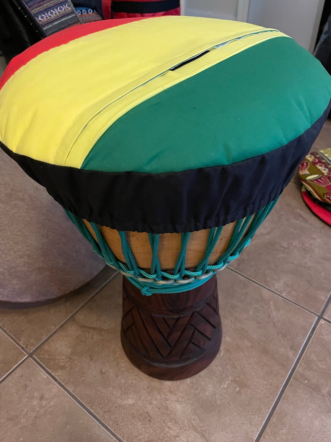 Djembe Drum Covers/hats for 13 Rasta Small Djembe Etsy