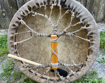 Shaman Drum Tree Design