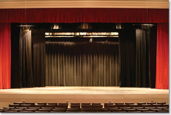 Buhne Vorhang Theater 9 H X 10 W Schwarz Etsy