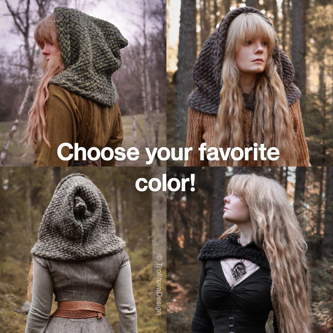 Custom-made Hood in the Colors of Your Choice. Handwoven. Please ...
