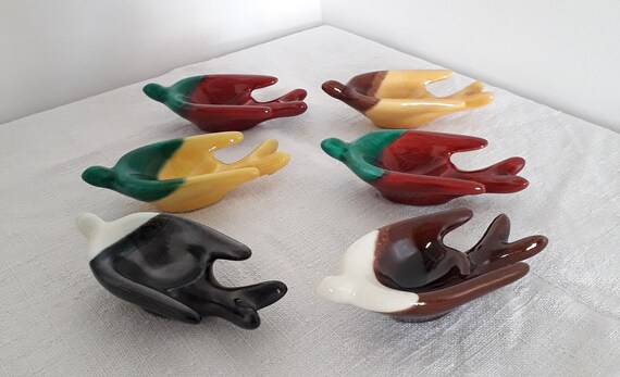 Ceramic ashtray style Vallauris