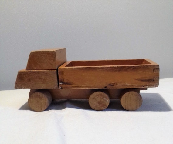 Zabawki Drewniane Stara Ciężarówka Rocznika Dzieci Dla Dzieci Gry