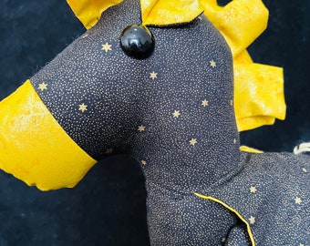 Eco-Friendly plush Pegasus - gold stars