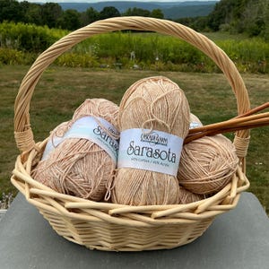 Sarasota Yarn 6 Skein Lot by Cascade Yarns Super Soft Yarn Knitting Crochet Weave Destash Bargain Lot Yarn PreOwned Like New Craft Supply