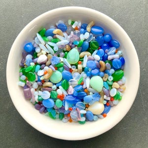 Czech Glass Bulk Bead Assortment Czech Glass Beads Mix Wholesale Bead Soup Sale Price Destash Bead Bulk Lot Assorted Translucent Glass Beads