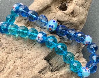 希少！  アンティーク  ガラスビーズ 希少】アンティーク 古代ガラスビーズ ジャワ島出土 インド