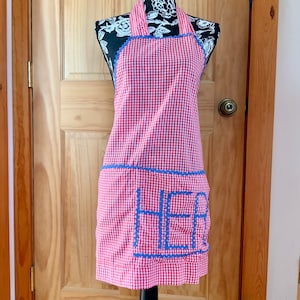 1950s Apron Vintage Apron Midcentury Fashion Collectible Apron Midcentury Kitchen Farmhouse Kitchen Cottagecore 1960s Vintage Cooking Apron