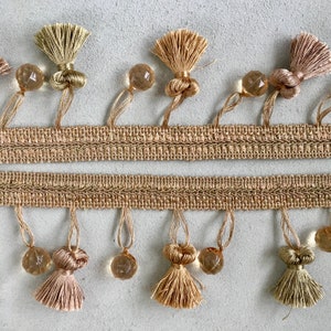 Fringe Upholstery Sewing Trim Edging Curtain Furniture Pillow Purse  Fringe Trim 2 Yard Piece Home Decor Tassel Edging Super Quality