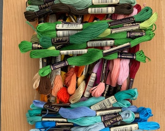 Broderigarn Massor av Destash Broderigarnskollektion DMC Broderigarn Ankargarn Korsstygn Vänskapsarmband Hantverksmaterial