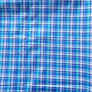 Vintage Madras-Like Cotton Fabric Sewing Quilting Clothing Madras Cotton Extra Wide Fabric Home Decor Crafts Supply New PreOwned Bargain