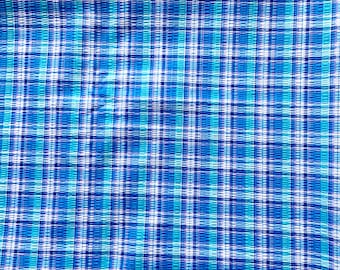 Tela de algodón estilo Madrás vintage para coser, acolchar, ropa, tela de algodón Madrás extra ancha, decoración del hogar, manualidades, suministros, nueva, usada, oferta