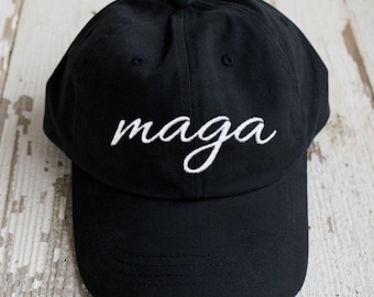 Embroidered Hat for Republican, Trump MAGA Hat, Make America Great Political Hat for Her, Unisex Christmas Birthday Gift, Conservative Gift