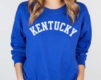 Kentucky Sweatshirt, State Pride Sweatshirt, Kentucky Fan Apparel, Gift for Kentucky Fan, State Name Sweatshirt, Unisex Pullover Sweatshirt