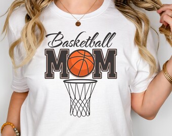 Basketball Mom T-shirt, Game Day Shirt, Sporty Mother's Day Gift, Basketball Shirt for Mom, Sports Mom Gift, Unisex Short Sleeve Cotton Tee