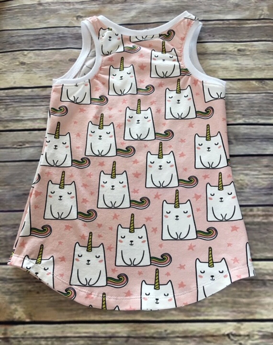 Unicorn Kitties Tank Top Racerback Tank Top Girls Unicorn Etsy España