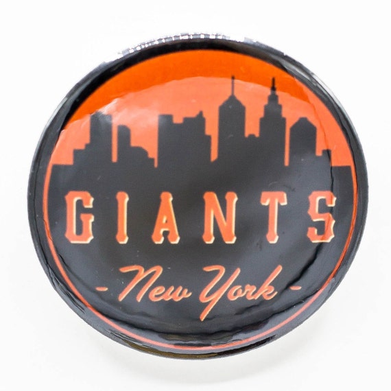 New York Giants Vintage Baseball Team Logo 2 1/4 Inch in 