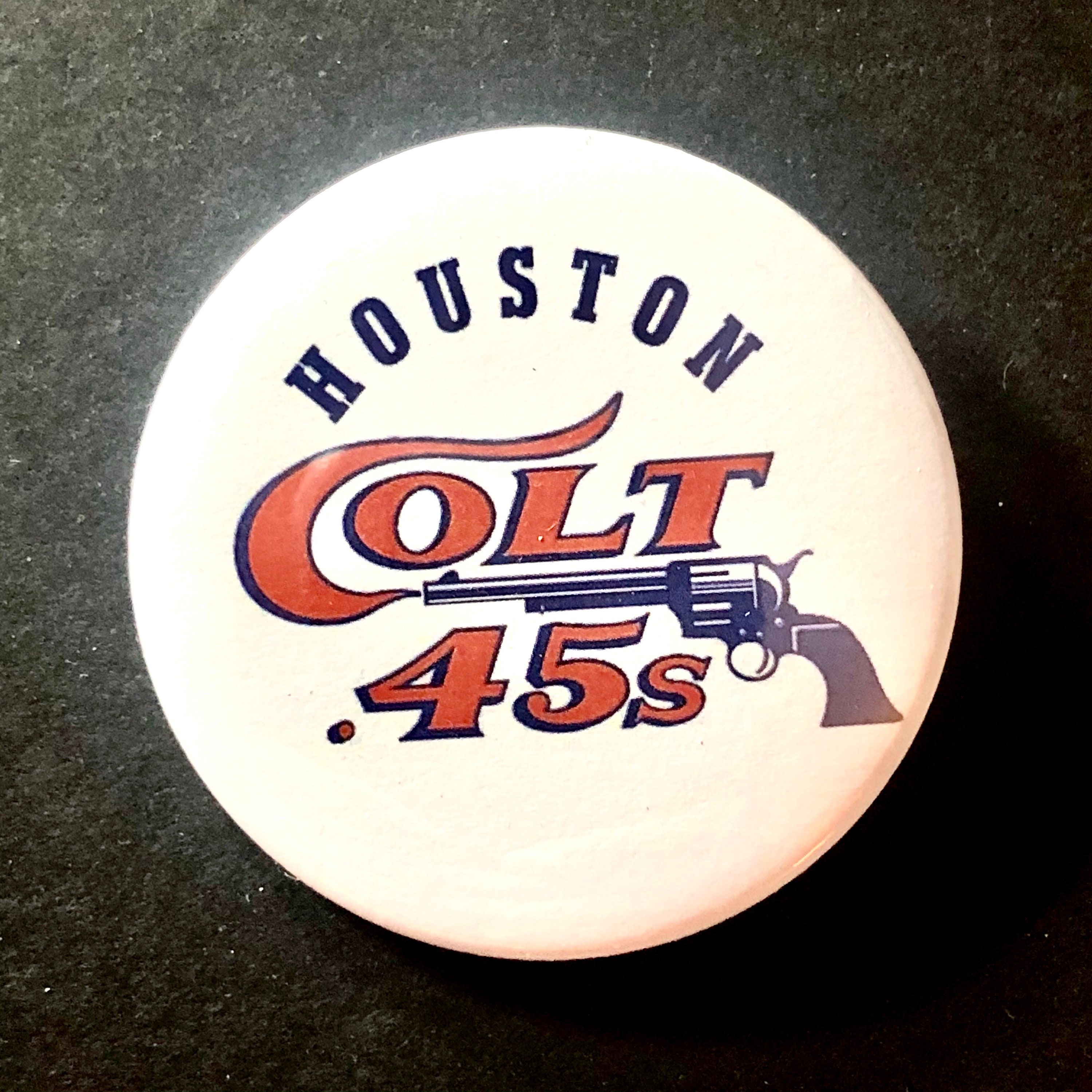 Houston Colt .45’s Vintage Baseball Team Logo 2 1/4 inch in diameter  pin/button NEW!