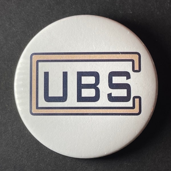 Chicago Cubs classic baseball box outline Logo 2 1/4 inch button/pin