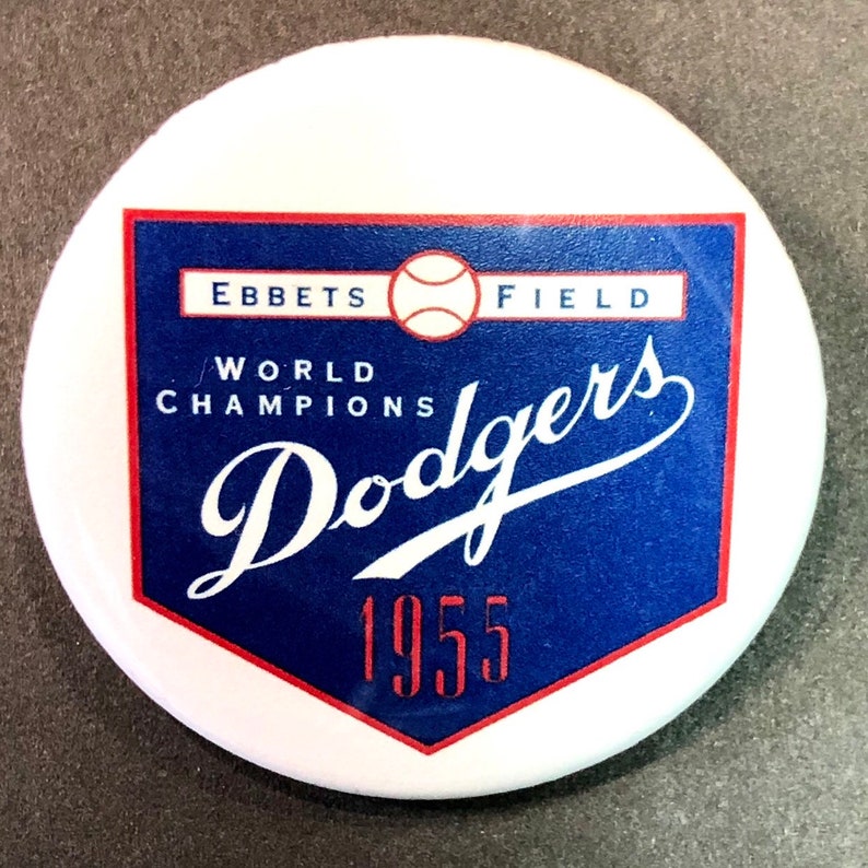 Brooklyn Dodgers 1955 World Series Champions Vintage Designed Etsy UK