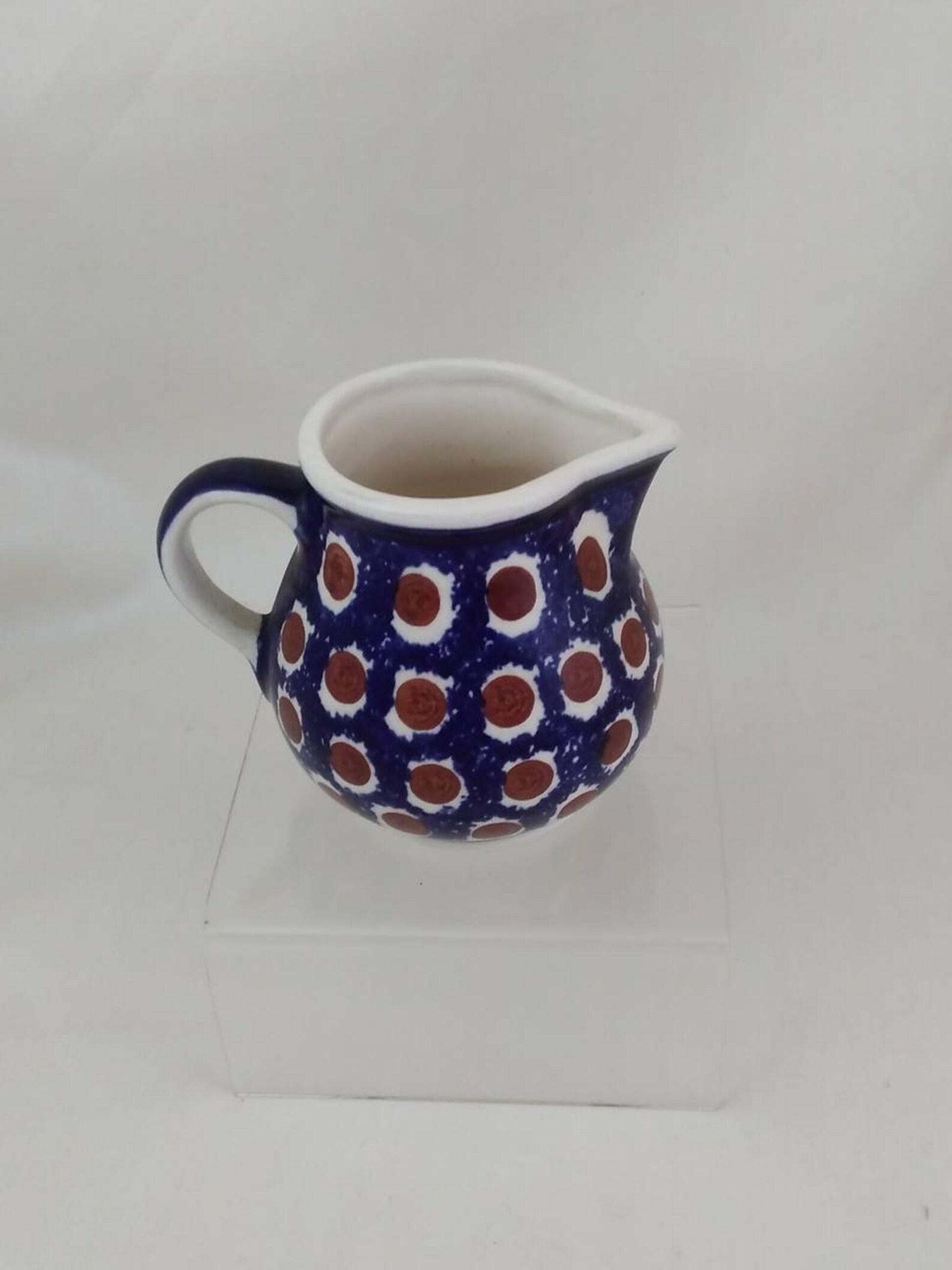 Wiza Polish Pottery Jug Hand Painted Etsy