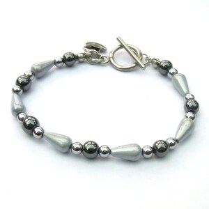 Haematite and miracle bead bracelet image 1