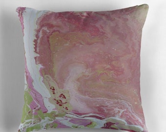 Pink Palm Tree Pillow The Palma Pillow Mauve Pink Geometric Pillow The Maude