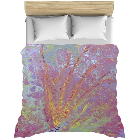 Immersed Duvet Cover Ocean Coral Duvet Cover Scuba Diver Etsy