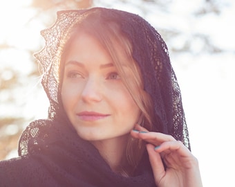 SPECIAL // KNITTING PATTERN: Black Knitted Lace Shawl / Knitted Lace Scarf Pattern / Lace Shawl Pattern / Scarf Knitting Instructions
