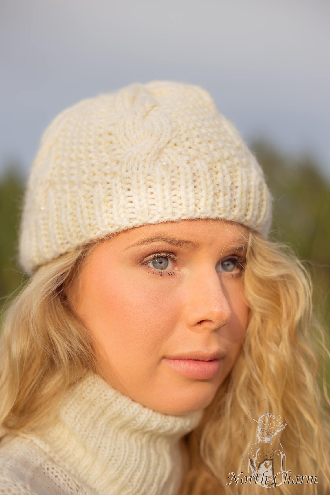 NEW // KNITTING PATTERN Cable Knit Hat Pattern / Knitted Wool Hat / Cable Knit Pattern / Winter