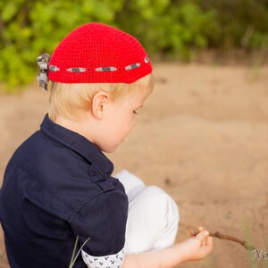 NEW // CROCHET PATTERN: Kids Crochet hat for sizes 42-46, 48-52 and 54 / Boys Sun Hat / Red Crochet Hat / Kids Clothing